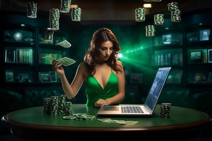 Antarmuka aplikasi kasino goldtogel dengan dealer langsung blackjack